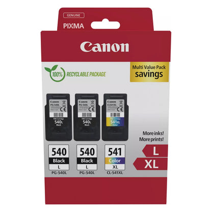 Canon Tinte PG-540L/CL-541XL 5224B017 3er Multipack (2xBK/Color)