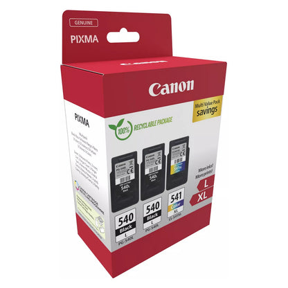 Canon Tinte PG-540L/CL-541XL 5224B017 3er Multipack (2xBK/Color)