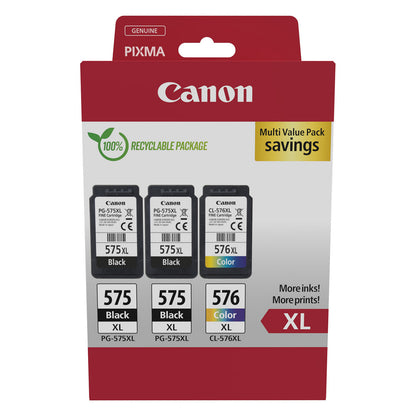 Canon Tinte PG-575XL/CL-576XL 5437C004 3er Multipack (2xBK/Color)