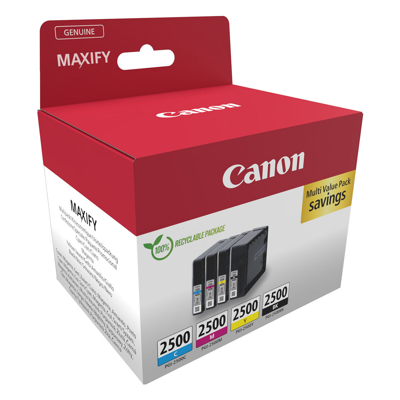 Canon Tinte PGI-2500 9290B006 4er Multipack (BKMCY)