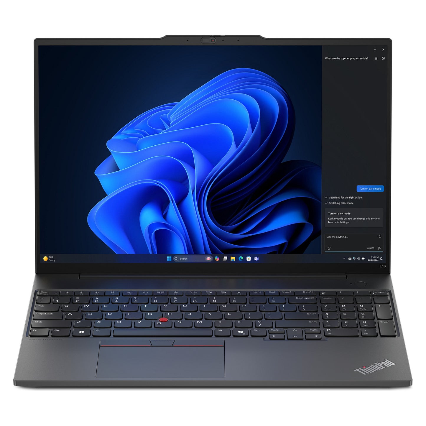 Lenovo ThinkPad E16 G2 CU7 155H/16GB/512SSD/W11Pro black
