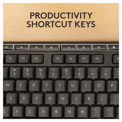 Logitech MK370 Advanced Wireless Combo Black QWERTZ DE