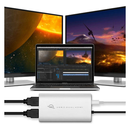 CADPDL2HDMI - 0,26 m - USB Typ-C - 2 x HDMI - Männlich - Weiblich - Gerade