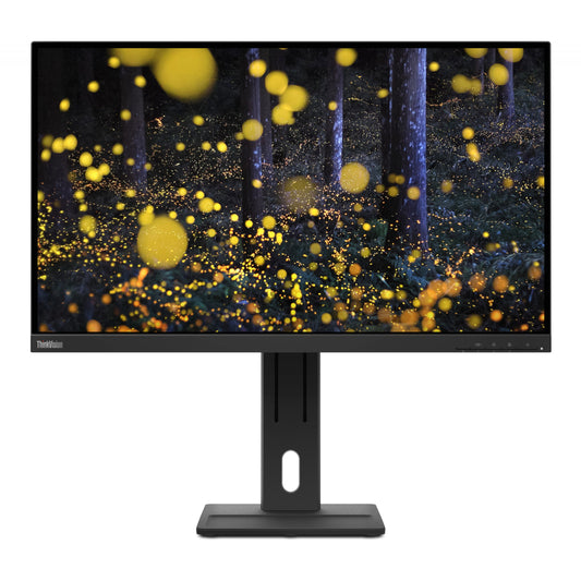 69cm/27" (2560x1440) Lenovo ThinkVision E27q-20 16:9 QHD IPS 4ms 75Hz HDMI DP Speaker Black