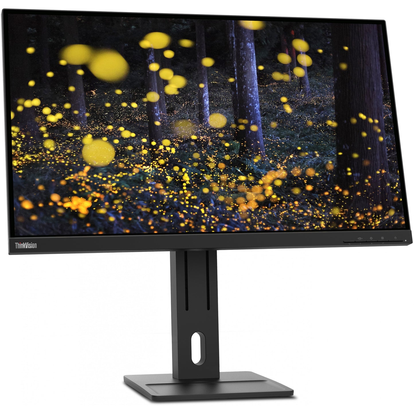 69cm/27" (2560x1440) Lenovo ThinkVision E27q-20 16:9 QHD IPS 4ms 75Hz HDMI DP Speaker Black