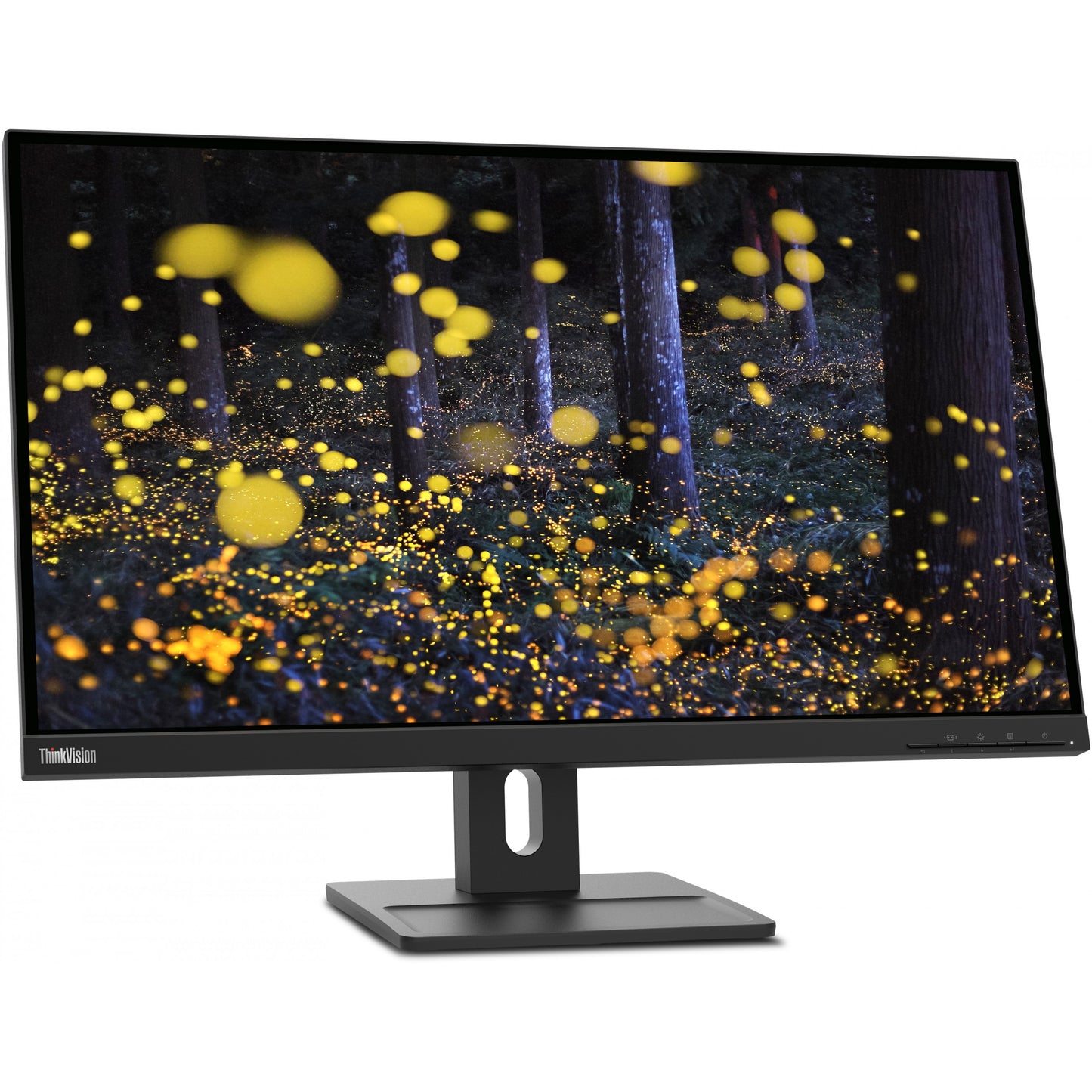 69cm/27" (2560x1440) Lenovo ThinkVision E27q-20 16:9 QHD IPS 4ms 75Hz HDMI DP Speaker Black