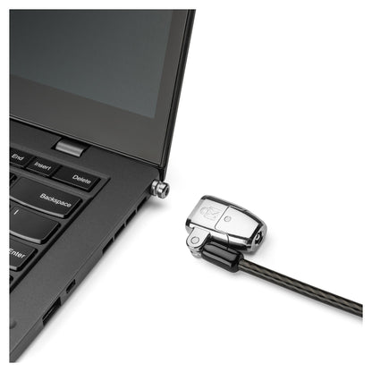 Kensington ClickSafe 2.0 Universelles 3-in-1 Laptopschloss T-Bar Nano & Wedge-Shaped