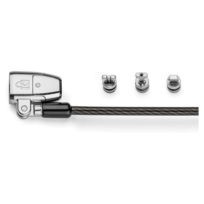 Kensington ClickSafe 2.0 Universelles 3-in-1 Laptopschloss T-Bar Nano & Wedge-Shaped