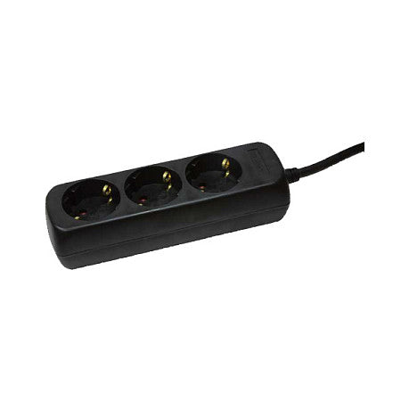 LogiLink 3-Fach Steckdosenleiste 1,5m Schwarz