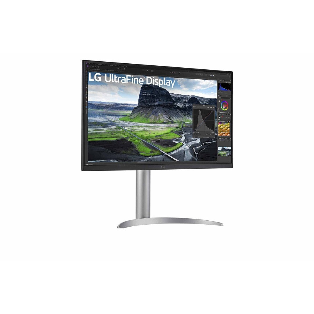 68,47cm/27" (3840x2160) LG UltraFine 27UQ850V-W 16:9 4K IPS 5ms 60Hz HDR400 HDMI DP USB-C Speaker Pivot Silver