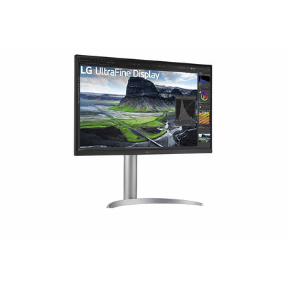 68,47cm/27" (3840x2160) LG UltraFine 27UQ850V-W 16:9 4K IPS 5ms 60Hz HDR400 HDMI DP USB-C Speaker Pivot Silver