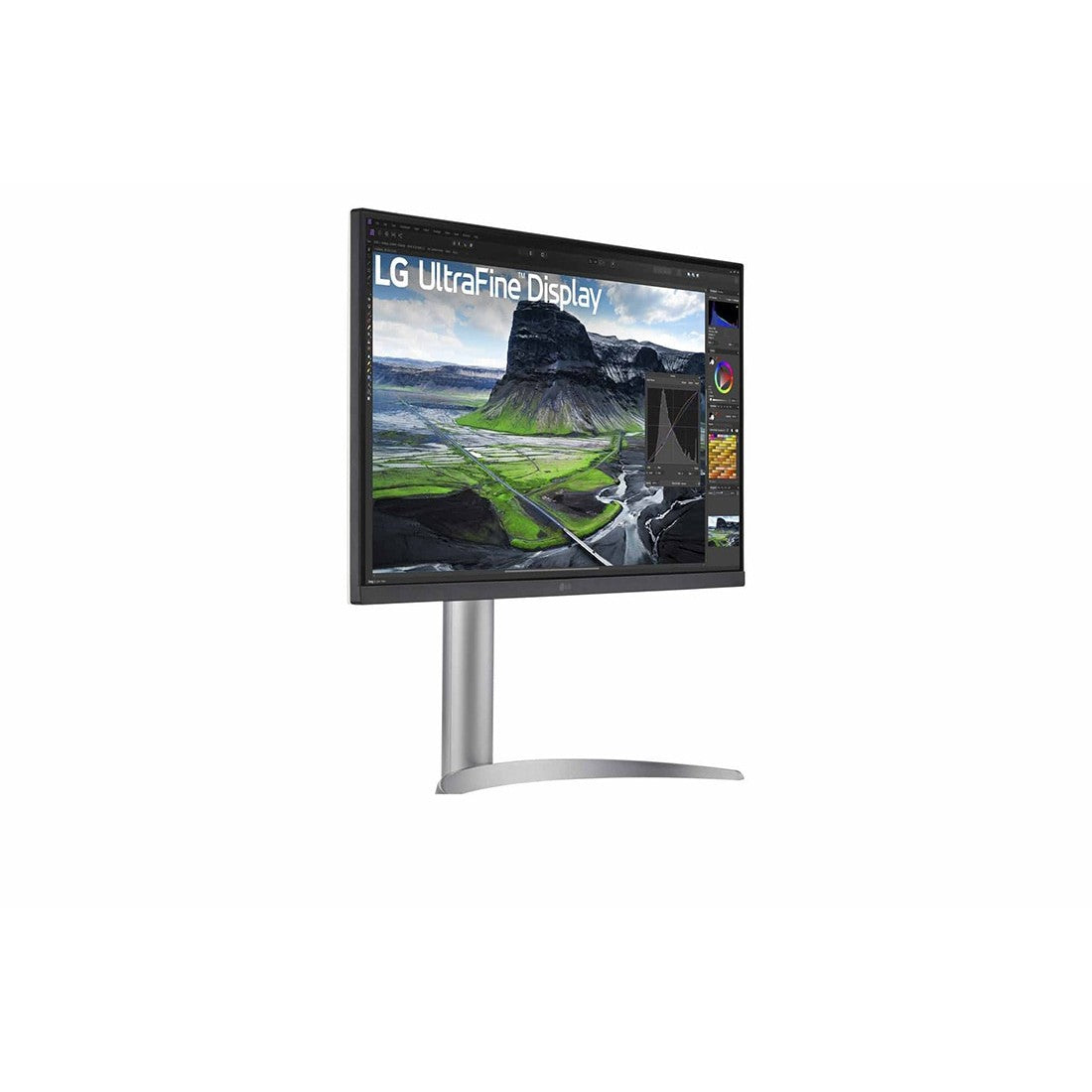 68,47cm/27" (3840x2160) LG UltraFine 27UQ850V-W 16:9 4K IPS 5ms 60Hz HDR400 HDMI DP USB-C Speaker Pivot Silver
