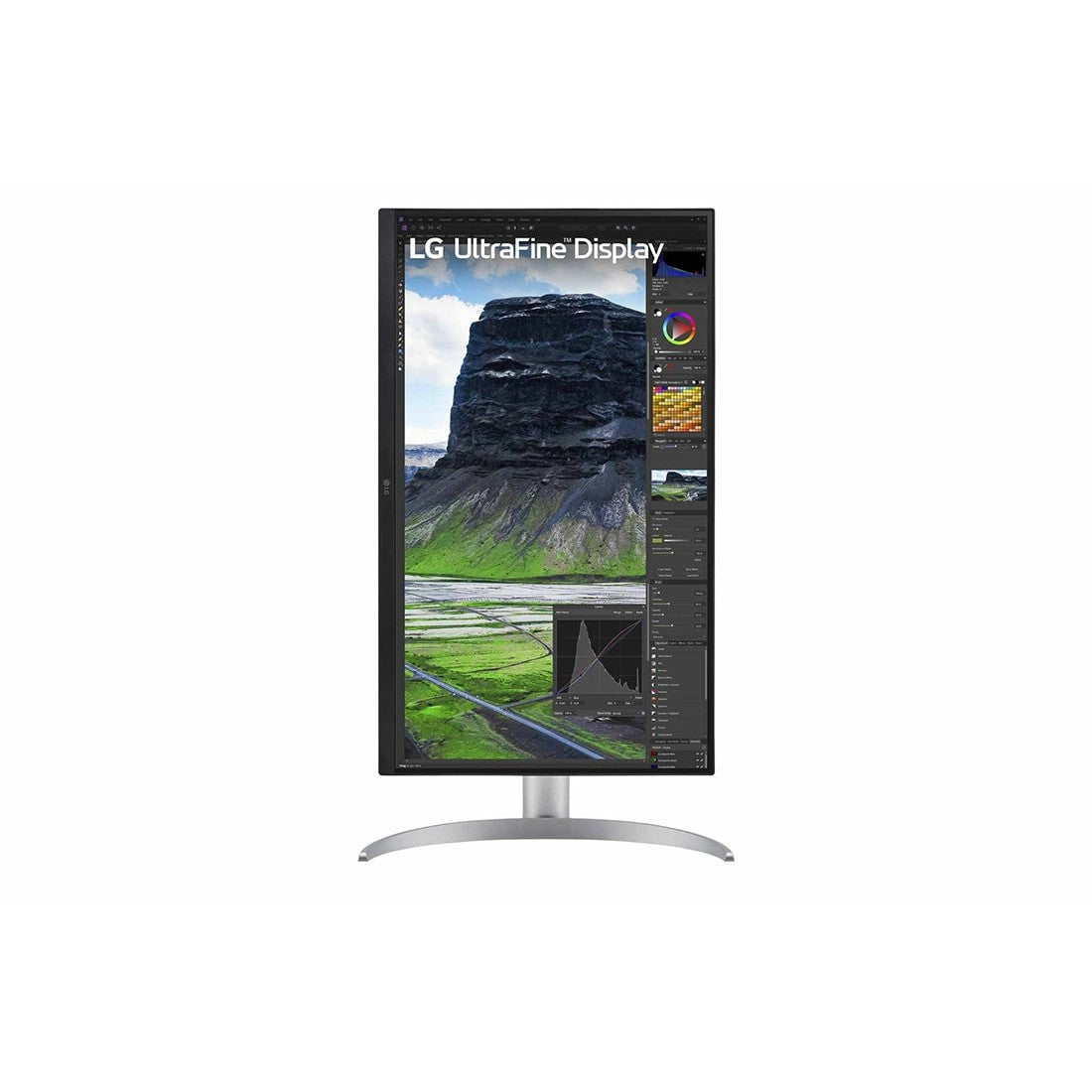 68,47cm/27" (3840x2160) LG UltraFine 27UQ850V-W 16:9 4K IPS 5ms 60Hz HDR400 HDMI DP USB-C Speaker Pivot Silver