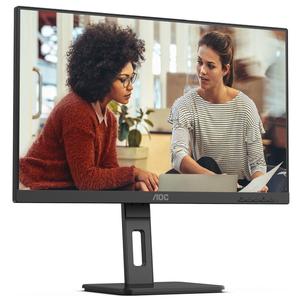 68,6cm/27" (1920x1080) AOC 27E3QAF 16:9 FHD IPS 4ms 75Hz HDMI VGA DP Speaker Pivot Black