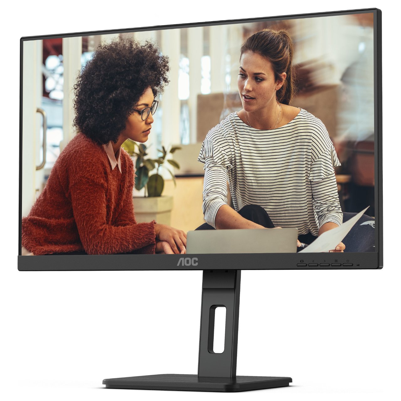 68,6cm/27" (1920x1080) AOC 27E3QAF 16:9 FHD IPS 4ms 75Hz HDMI VGA DP Speaker Pivot Black