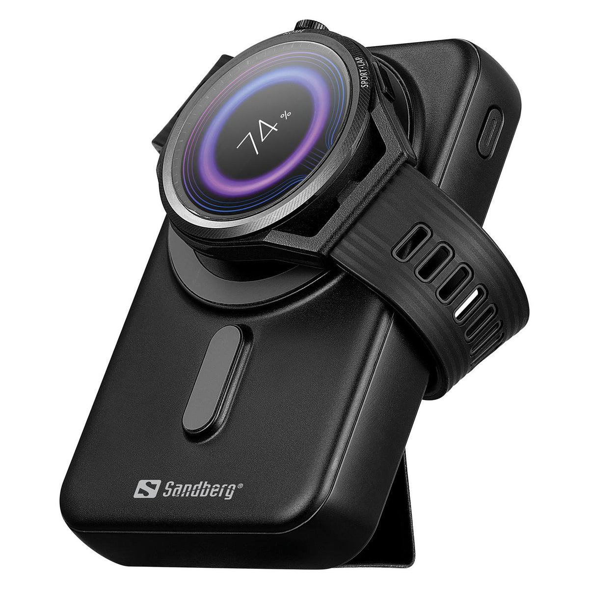 Sandberg 420-94 Mag Wireless Powerbank 10000mAh 22,5W QC3.0 USB-A/USB-C Schwarz