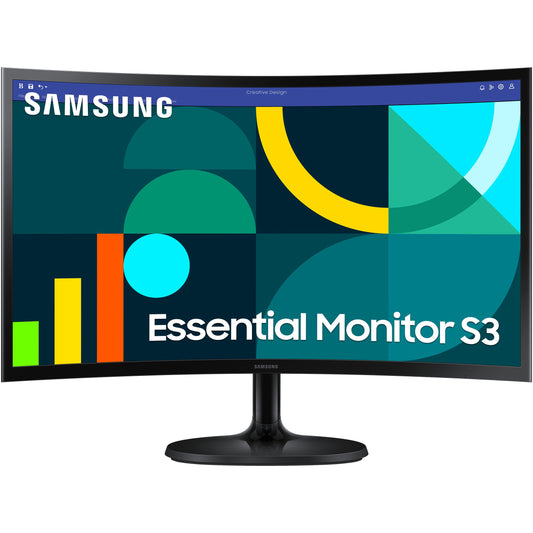 61cm/24" (1920x1080) Samsung S24D364GAU 16:9 Essential Full HD 4ms Black