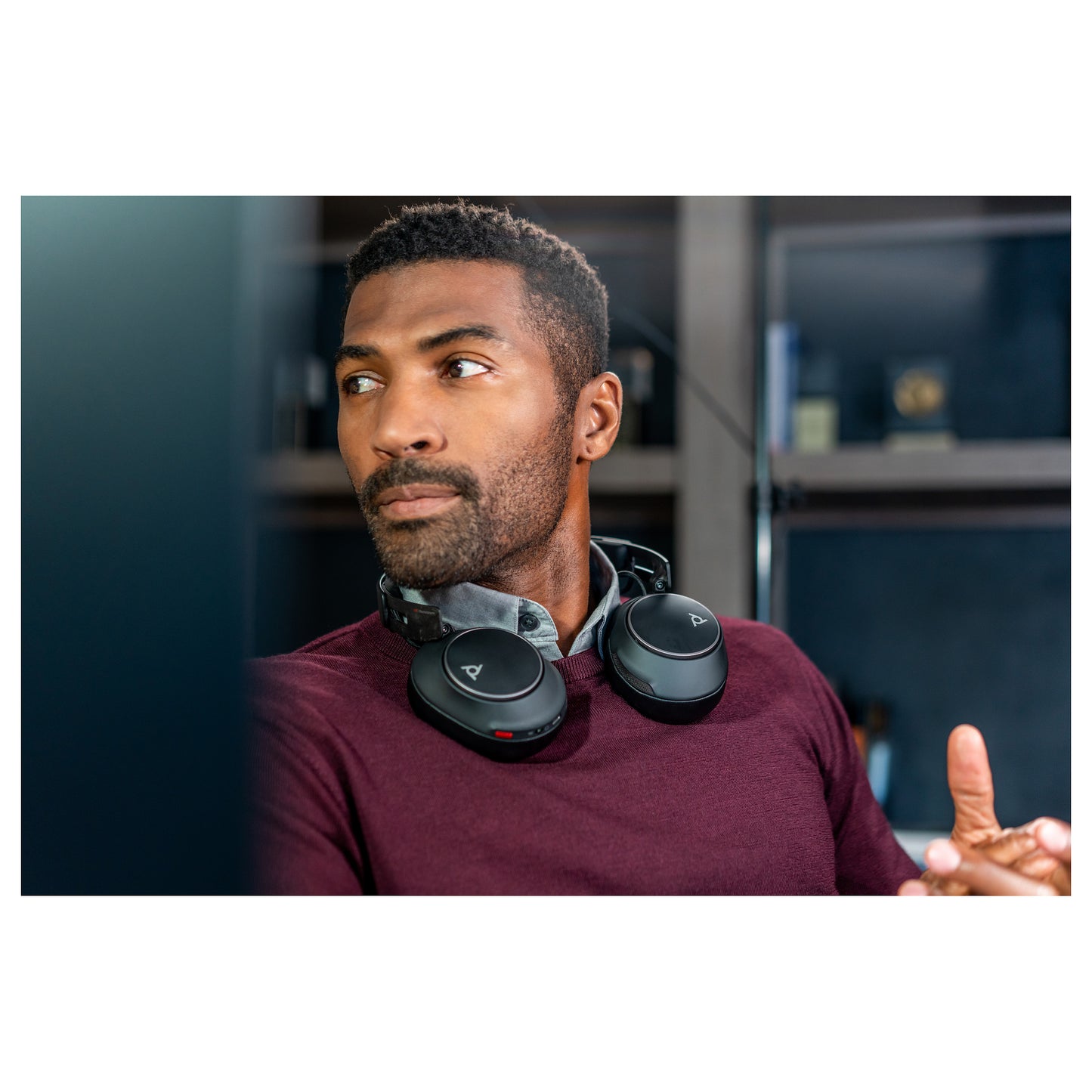 Poly Headset Voyager Surround 80 UC - kabellos/bluetooth - Black