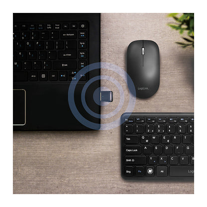 USB LogiLink Bluetooth 5.0 Adapter USB 2.0 10m Reichweite Schwarz mit LED