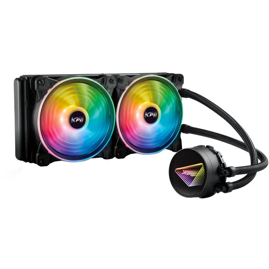 K Cooler Flüssigkeitskühlung ADATA XPG LEVANTE X 240 RGB Black