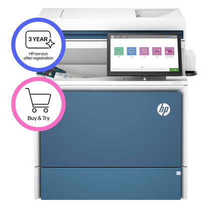 FL HP Color LaserJet Enterprise Flow MFP 5800ZF Farblaser-Multifunktionssystem 4in1