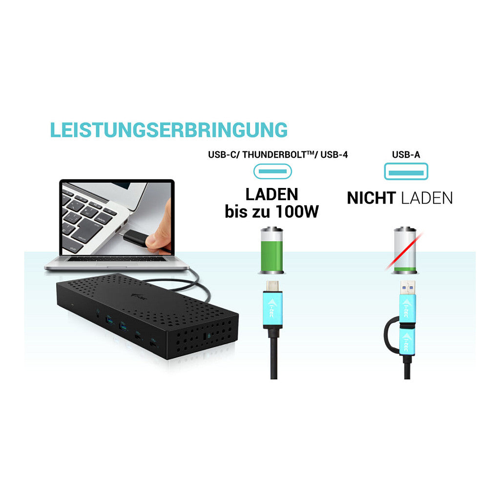D I-TEC USB-C/Thunderbolt 14-in-1 PD 100W DockingStation