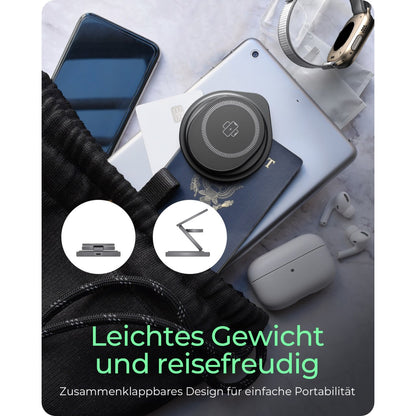 ICY BOX 3-in-1 Magnetische Ladestation Apple Watch/ IPhone/ AirPods Faltbar