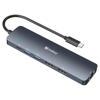 Sandberg 136-43 USB-C 6-in-1 PD 100W 8K DisplayDock