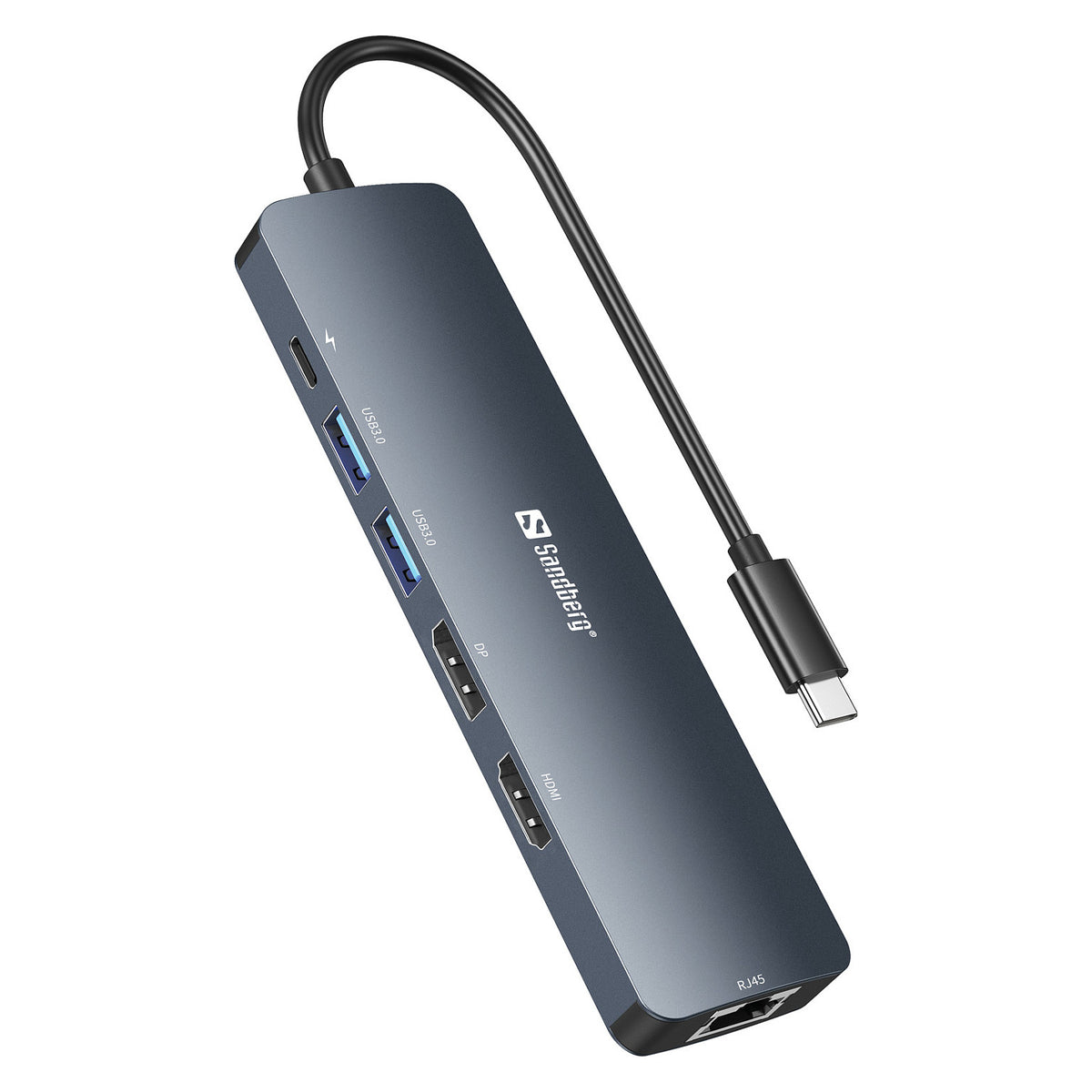 Sandberg 136-43 USB-C 6-in-1 PD 100W 8K DisplayDock