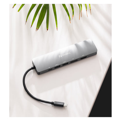 Sandberg 136-43 USB-C 6-in-1 PD 100W 8K DisplayDock