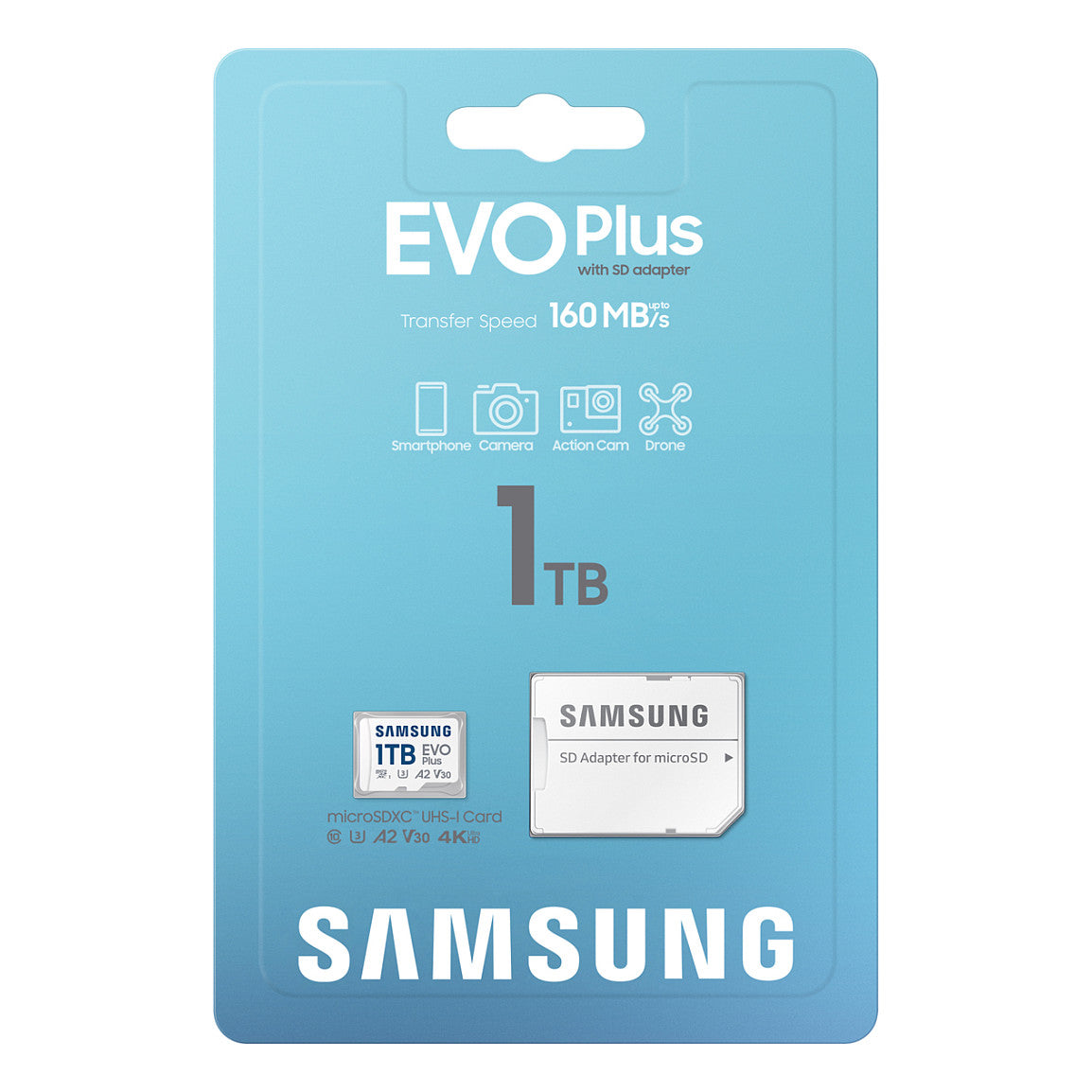 CARD 1TB Samsung Evo Plus microsdxc UHS-I U3 inkl. SD Adapter
