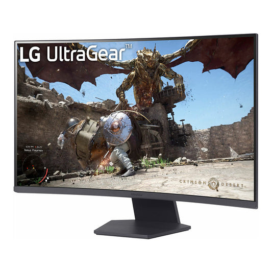 80cm/32" ( 2560x1440) LG 32GS60QC-B Consumer Ultragear Gaming HDR10 2xHDMI DP 1ms 180Hz