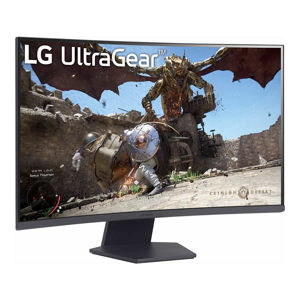 80cm/32" ( 2560x1440) LG 32GS60QC-B Consumer Ultragear Gaming HDR10 2xHDMI DP 1ms 180Hz
