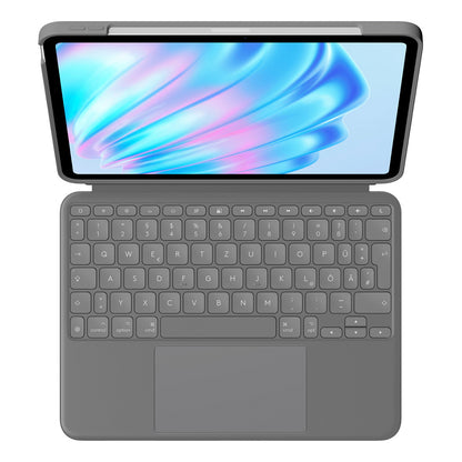 Logitech Combo Touch Tastatur Trackpad Apple iPad Air 11-13'' Oxford Gray