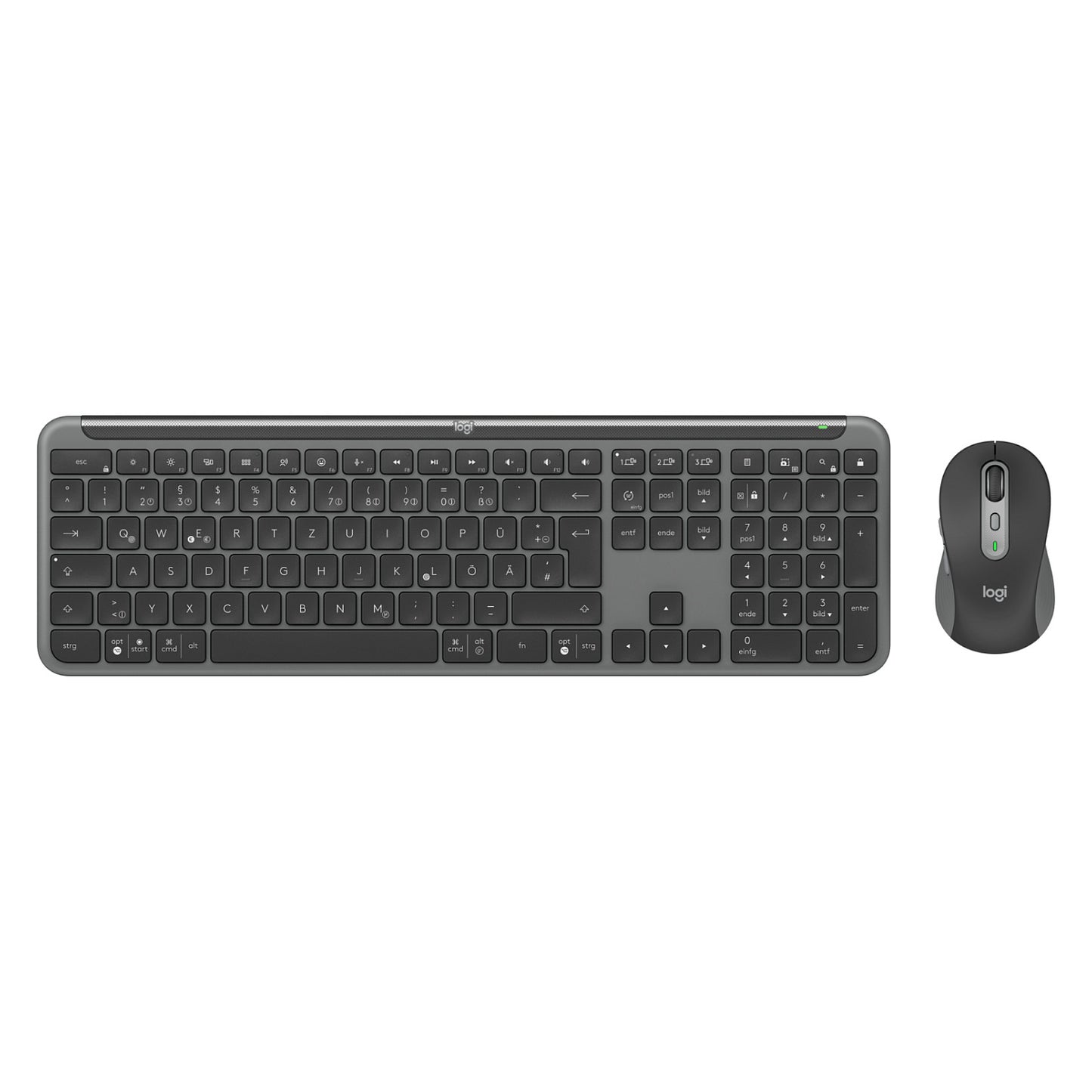 Logitech MK950 Combo Black QWERTZ DE