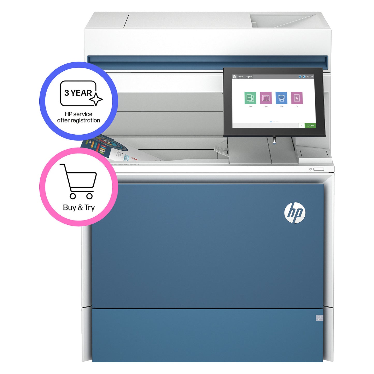 FL HP Color LaserJet Enterprise MFP 6800dn 3in1 A4 LAN ADF Duplex