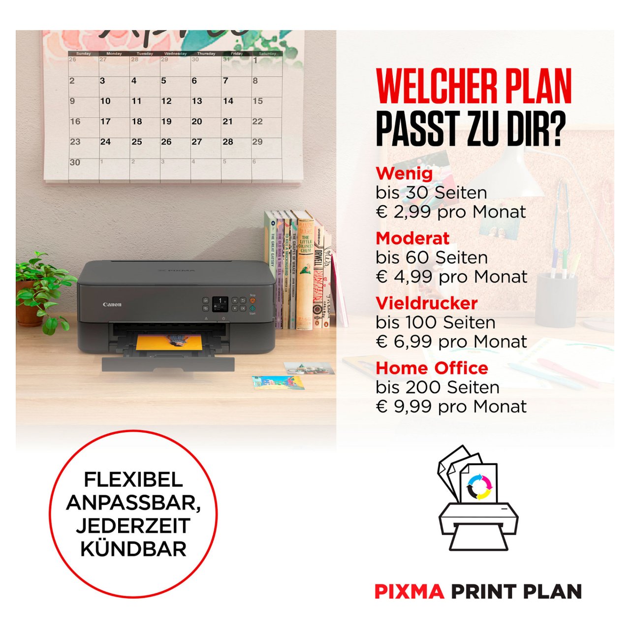 T Canon PIXMA TS5351i Tinte-Multifunktionssystem 3in1 WLAN Duplex Weiß