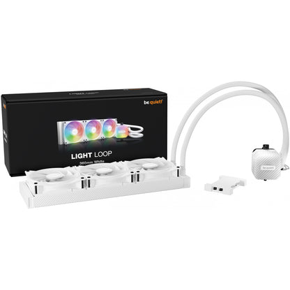 K Cooler Wasserkühlung be quiet! LIGHT LOOP 360 mm ARGB Weiß