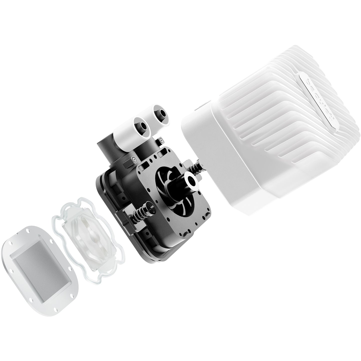 K Cooler Wasserkühlung be quiet! LIGHT LOOP 360 mm ARGB Weiß