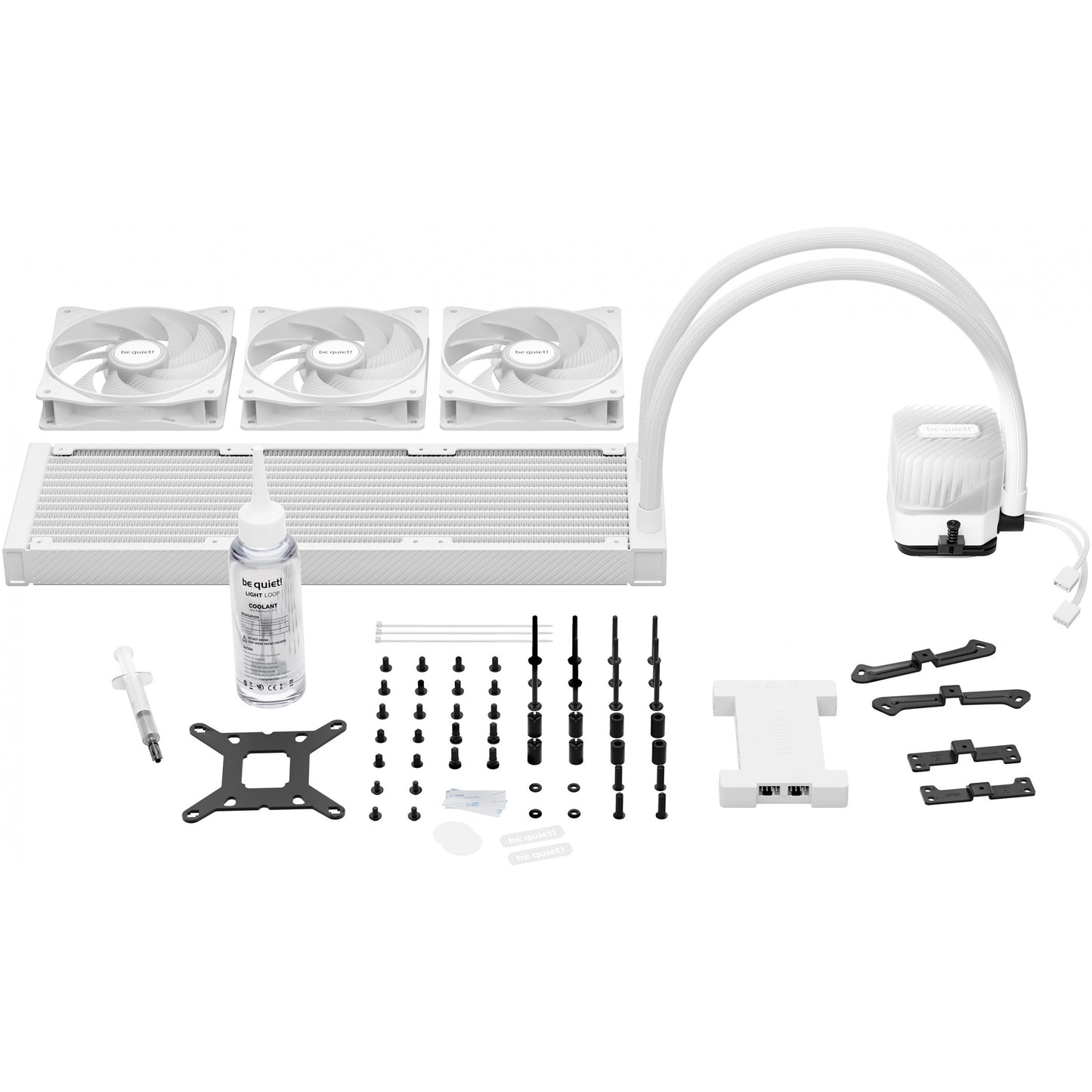 K Cooler Wasserkühlung be quiet! LIGHT LOOP 360 mm ARGB Weiß