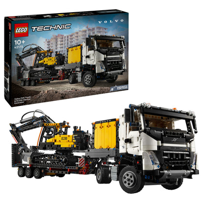 LEGO Technic Volvo FMX LKW mit EC230 Electric Raupenbagger 42175