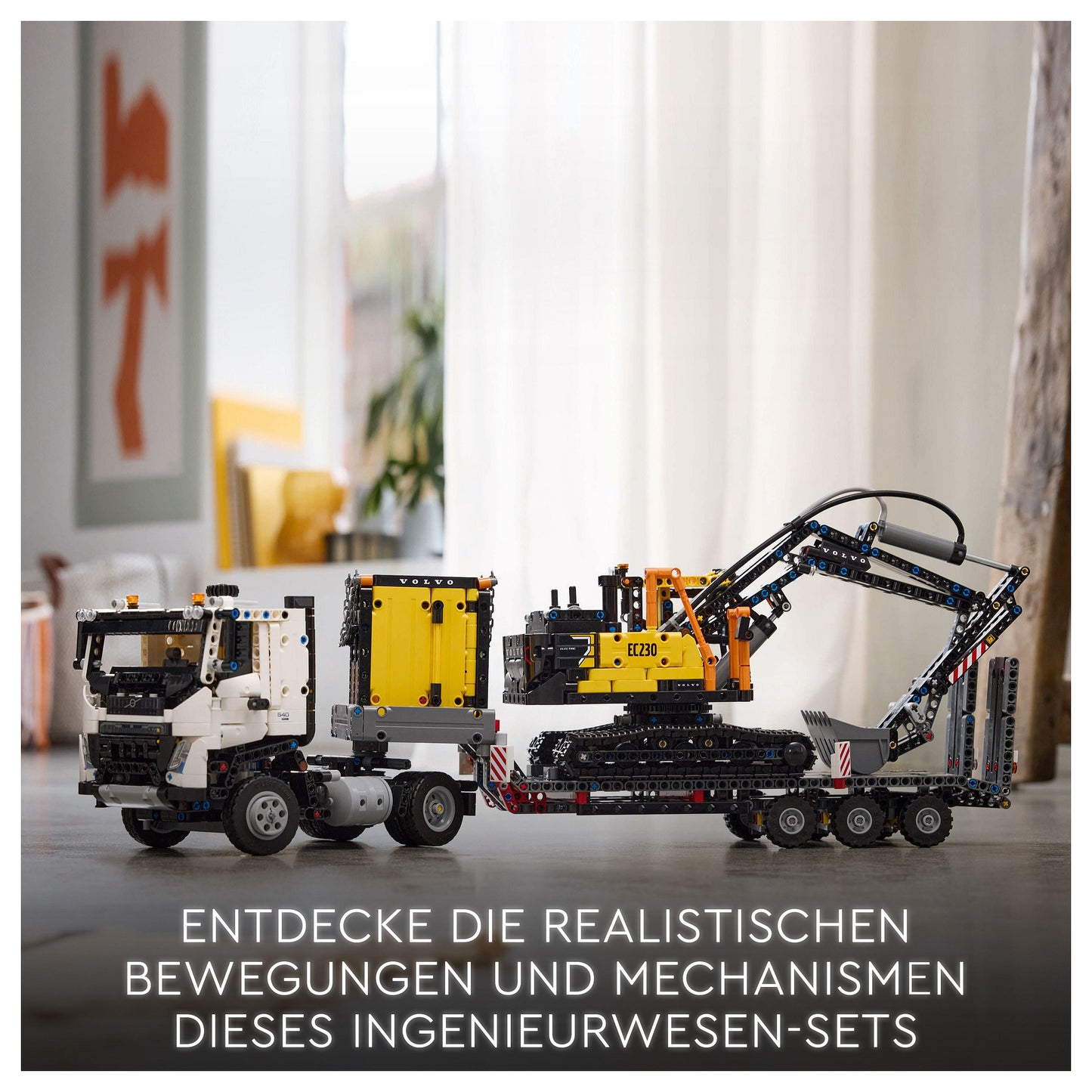 LEGO Technic Volvo FMX LKW mit EC230 Electric Raupenbagger 42175
