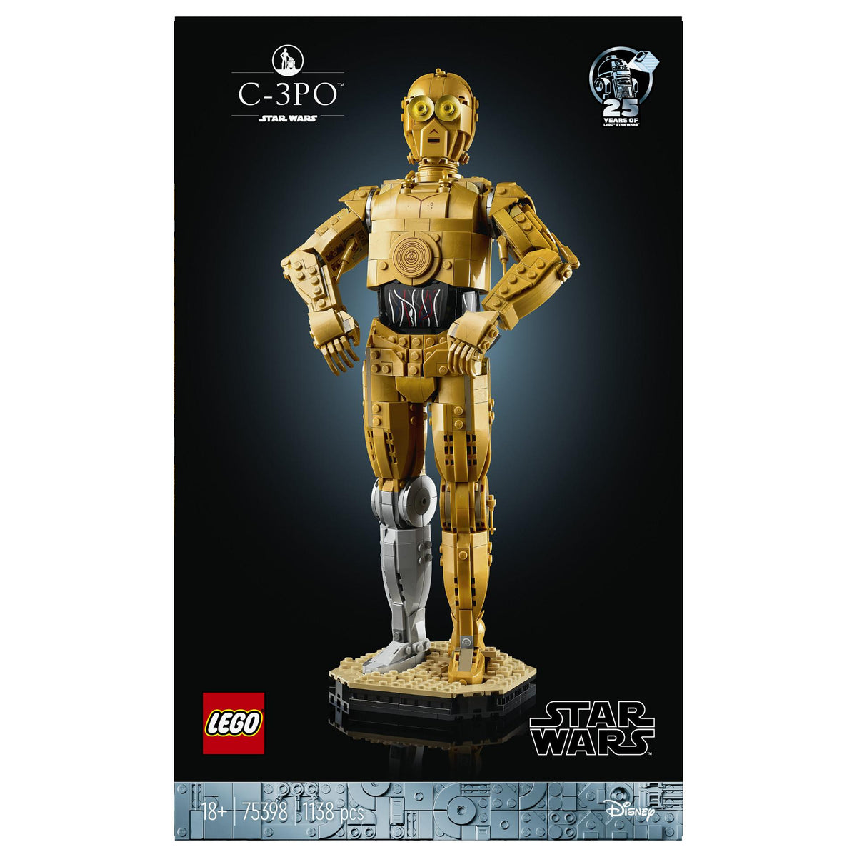 LEGO Star Wars C-3PO - ein baubarer Droide 75398