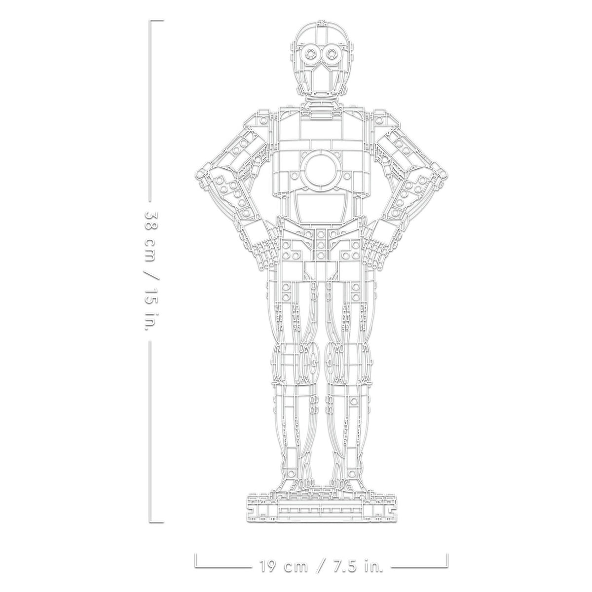 LEGO Star Wars C-3PO - ein baubarer Droide 75398