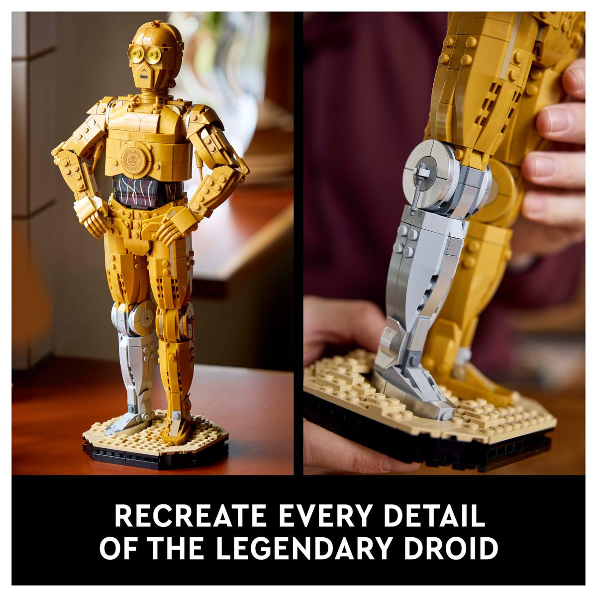 LEGO Star Wars C-3PO - ein baubarer Droide 75398