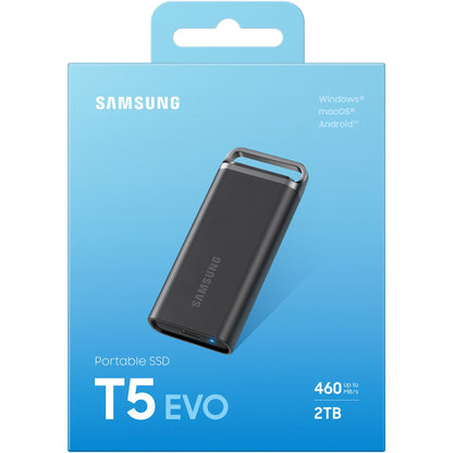 2TB Samsung Portable T5 EVO USB 3.2 Gen1 Black retail