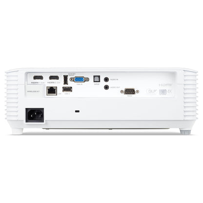 (3840x2160) Acer P5827a DLP 4000-Lumen 16:9 2xHDMI USB A Speaker 4K UHD White
