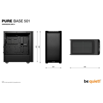 Midi be quiet! PURE BASE 501 Airflow Black