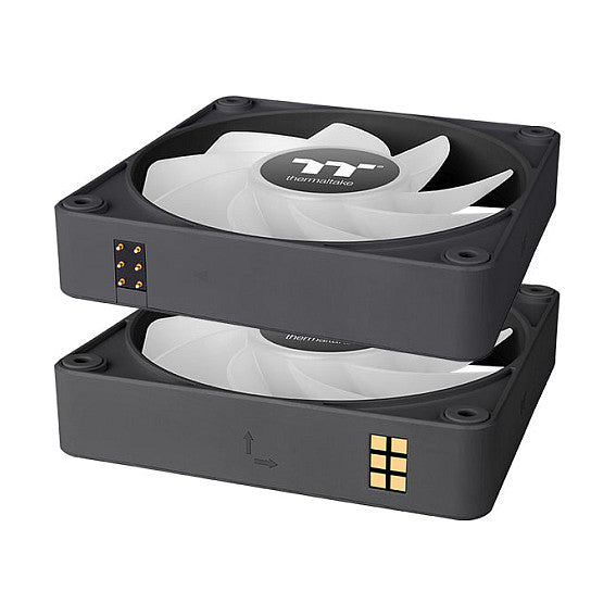140mm Thermaltake CT140 EX Reverse ARGB Sync PC Cooling Fan 3 Fan Pack