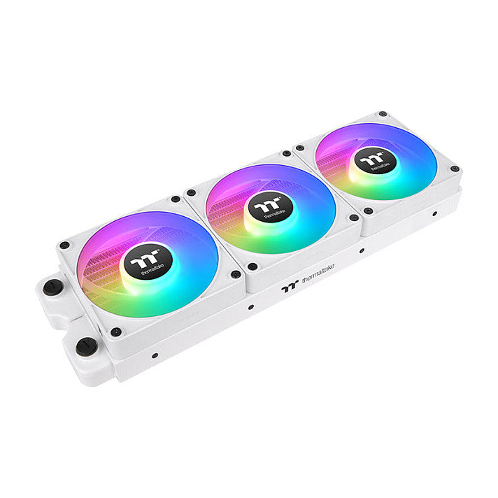 120mm Thermaltake CT120 EX Reverse ARGB Sync PC Cooling Fan White 3 Fan Pack